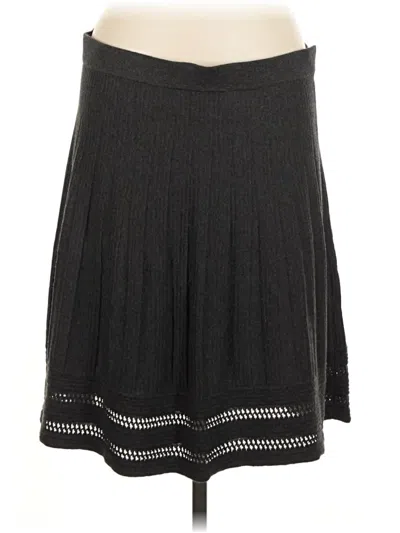 Pre-owned Max Studio Casual Skirt In Gray