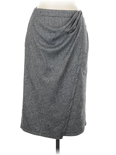 Pre-owned Max Studio Casual Skirt In Gray