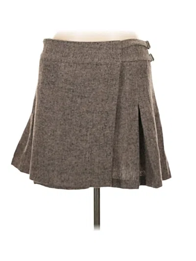Max Studio Casual Skirt In Gray