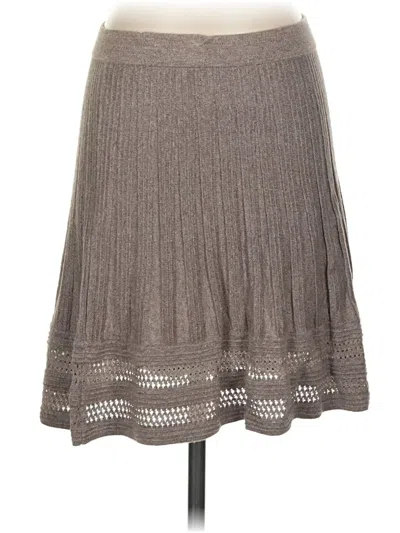 Pre-owned Max Studio Casual Skirt In Gray