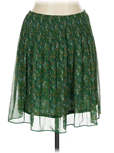 Pre-owned Max Studio Casual Skirt In Green