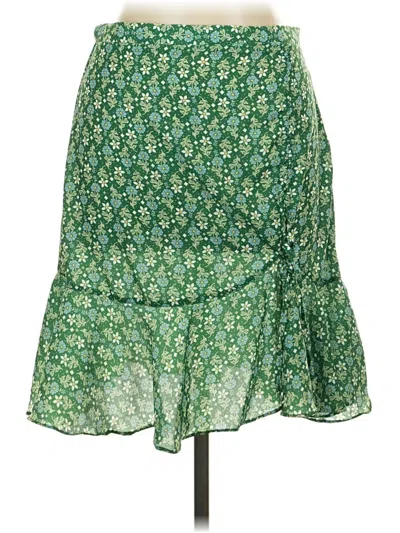 Pre-owned Max Studio Casual Skirt In Green