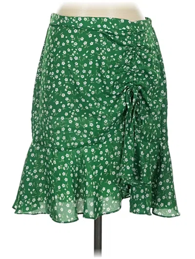 Pre-owned Max Studio Casual Skirt In Green