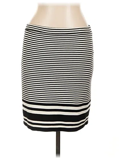 Pre-owned Max Studio Casual Skirt In Ivory