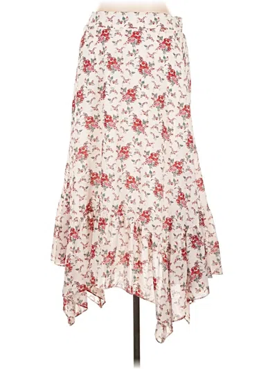 Pre-owned Max Studio Casual Skirt In Ivory