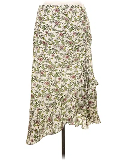 Pre-owned Max Studio Casual Skirt In Ivory