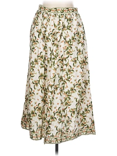 Pre-owned Max Studio Casual Skirt In Ivory