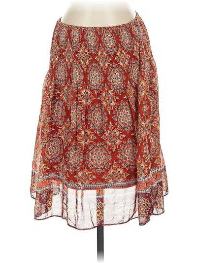 Pre-owned Max Studio Casual Skirt In Red