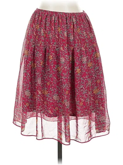 Pre-owned Max Studio Casual Skirt In Red