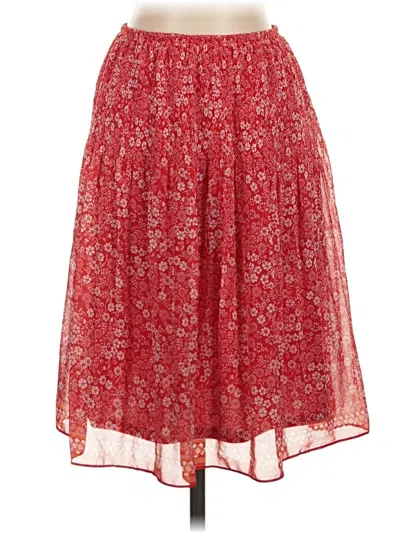 Pre-owned Max Studio Casual Skirt In Red