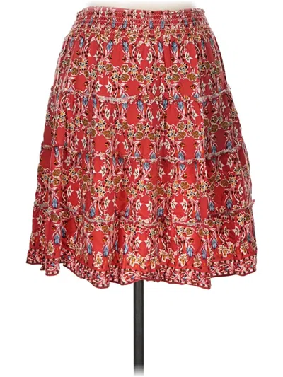 Pre-owned Max Studio Casual Skirt In Red