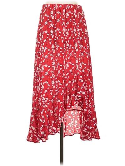 Pre-owned Max Studio Casual Skirt In Red