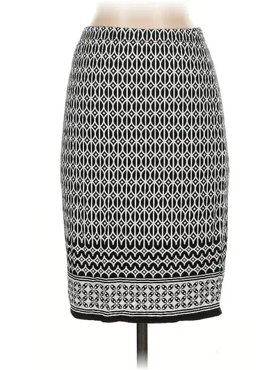 Pre-owned Max Studio Casual Skirt In Silver