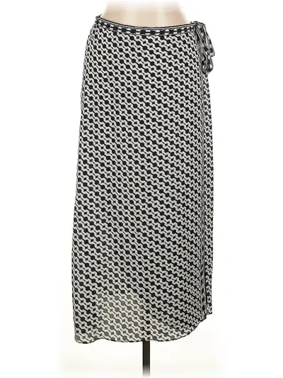 Pre-owned Max Studio Casual Skirt In Silver