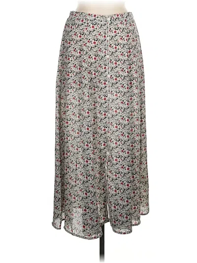 Pre-owned Max Studio Casual Skirt In Silver
