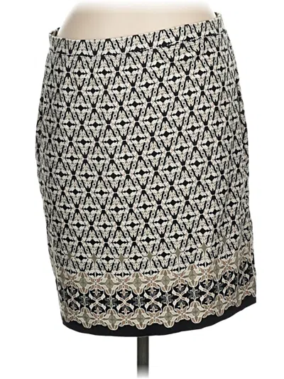 Pre-owned Max Studio Casual Skirt In Silver
