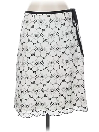 Pre-owned Max Studio Casual Skirt In Silver