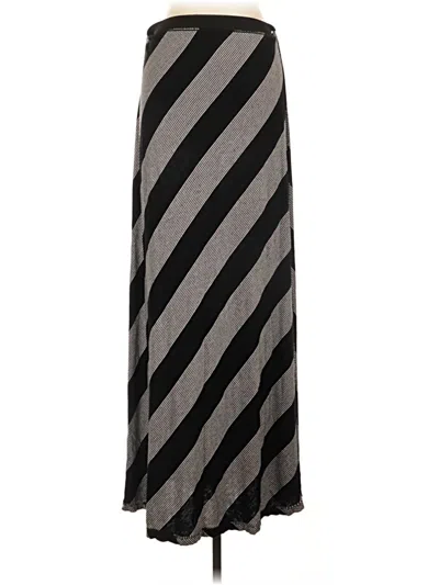 Pre-owned Max Studio Casual Skirt In Silver