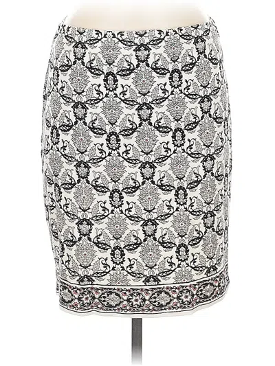 Pre-owned Max Studio Casual Skirt In White