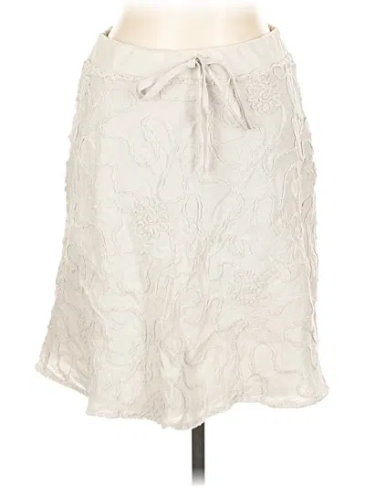 Pre-owned Max Studio Casual Skirt In White