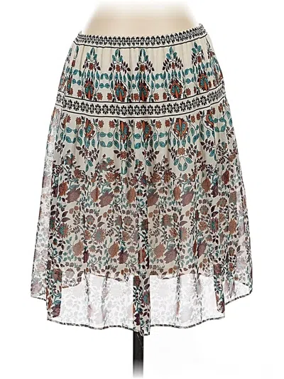 Pre-owned Max Studio Casual Skirt In White