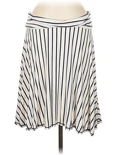 Pre-owned Max Studio Casual Skirt In White