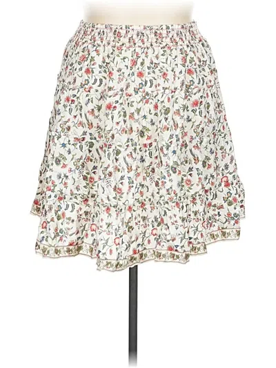 Pre-owned Max Studio Casual Skirt In White