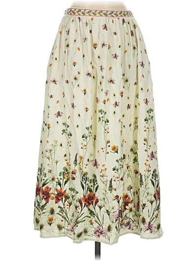 Pre-owned Max Studio Casual Skirt In White