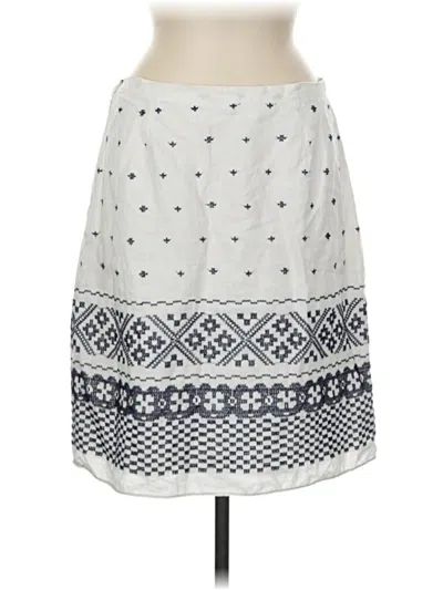 Pre-owned Max Studio Casual Skirt In White