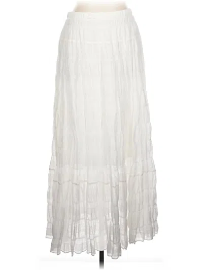 Pre-owned Max Studio Casual Skirt In White