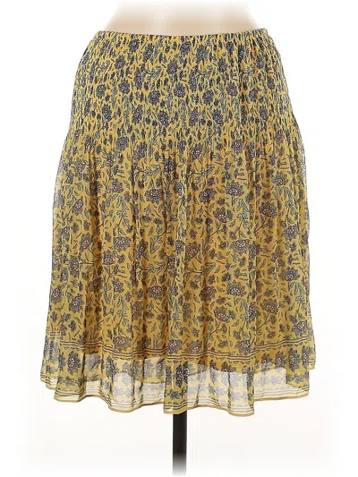 Pre-owned Max Studio Casual Skirt In Yellow