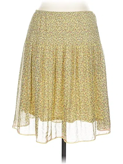Pre-owned Max Studio Casual Skirt In Yellow
