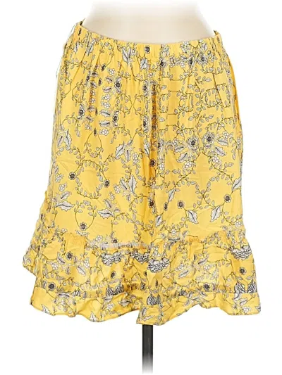 Max Studio Casual Skirt In Yellow