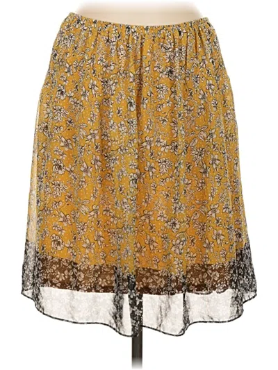 Pre-owned Max Studio Casual Skirt In Yellow