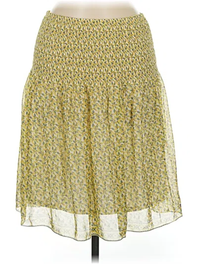 Pre-owned Max Studio Casual Skirt In Yellow