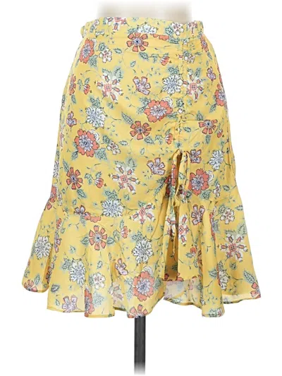 Pre-owned Max Studio Casual Skirt In Yellow