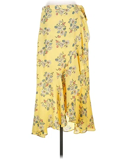 Pre-owned Max Studio Casual Skirt In Yellow