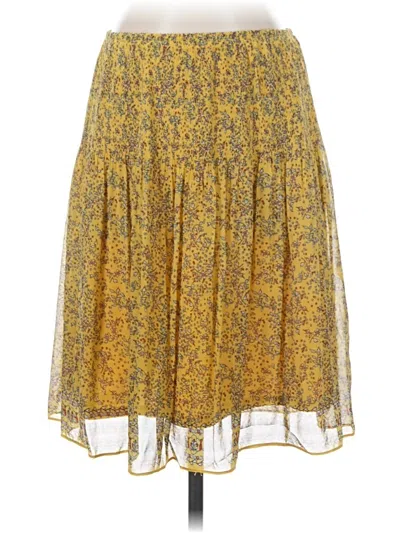 Pre-owned Max Studio Casual Skirt In Yellow