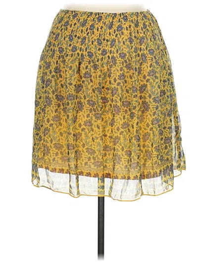 Pre-owned Max Studio Casual Skirt In Yellow