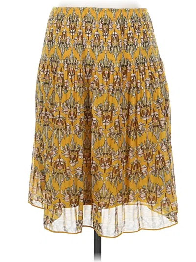 Pre-owned Max Studio Casual Skirt In Yellow
