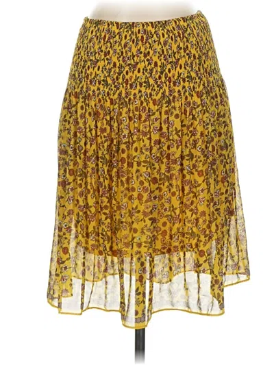 Pre-owned Max Studio Casual Skirt In Yellow