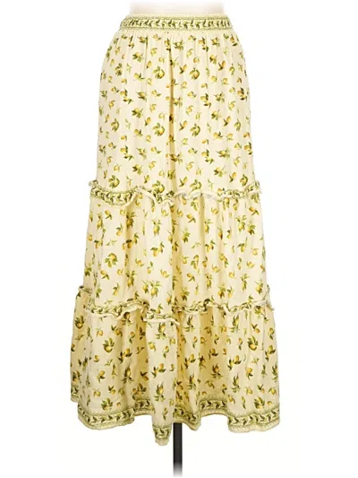 Pre-owned Max Studio Casual Skirt In Yellow