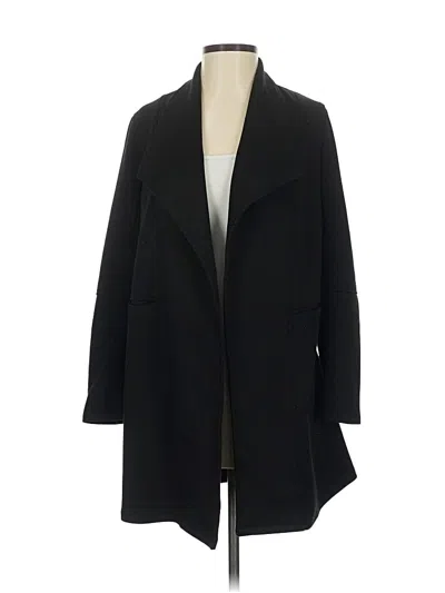 Pre-owned Max Studio Coat In Black