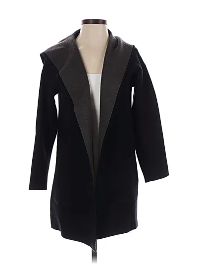 Pre-owned Max Studio Coat In Black