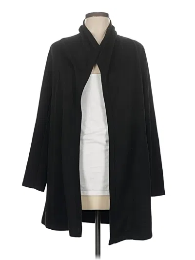 Pre-owned Max Studio Coat In Black