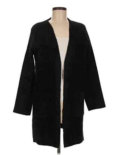 Pre-owned Max Studio Coat In Black