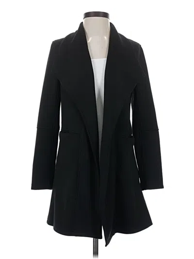 Pre-owned Max Studio Coat In Black