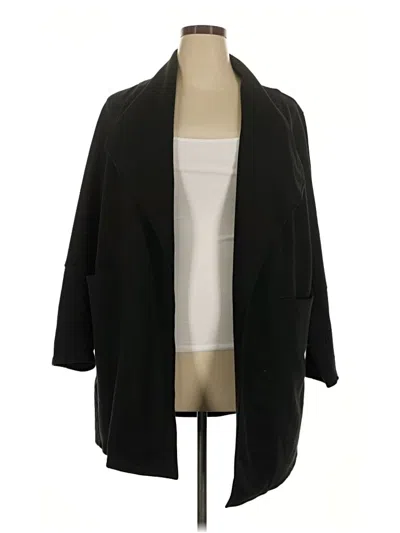 Pre-owned Max Studio Coat In Black