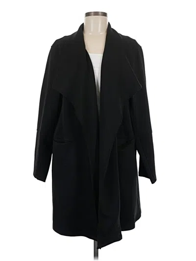Pre-owned Max Studio Coat In Black