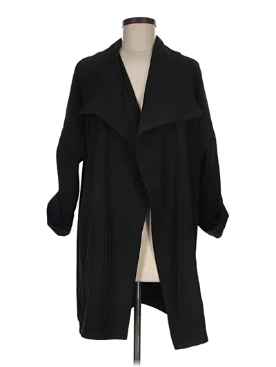 Pre-owned Max Studio Coat In Black